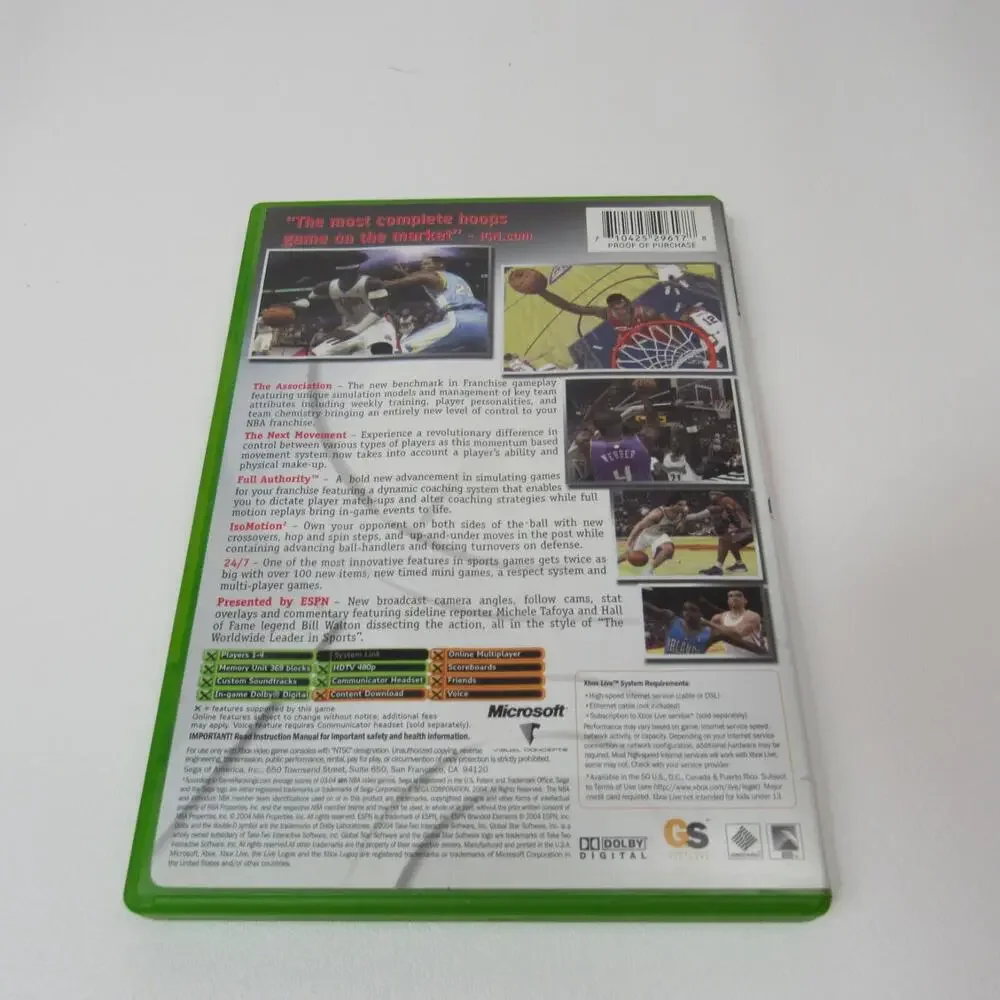 ESPN NBA 2K5 (Microsoft Xbox, 2004)  1‎
